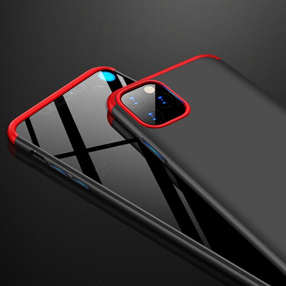 Microsonic Apple iPhone 11 Pro 5 8 Kılıf Double Dip 360 Protective Siyah Kırmızı 3