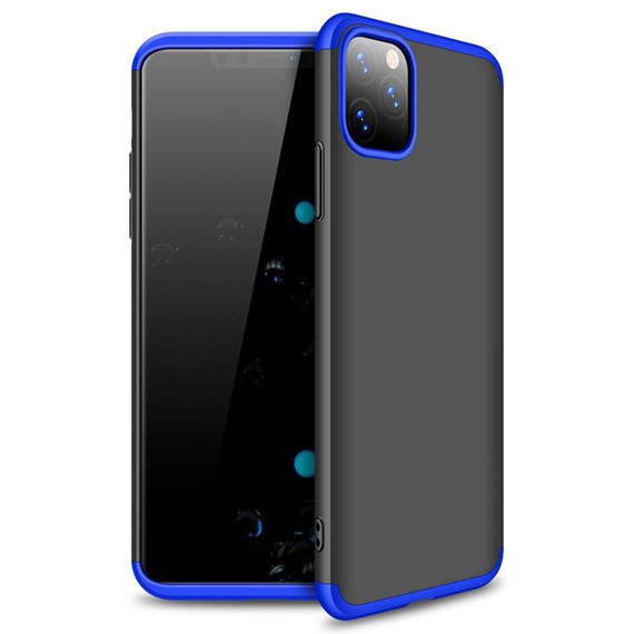 Microsonic Apple iPhone 11 Pro 5 8 Kılıf Double Dip 360 Protective Siyah Mavi 1