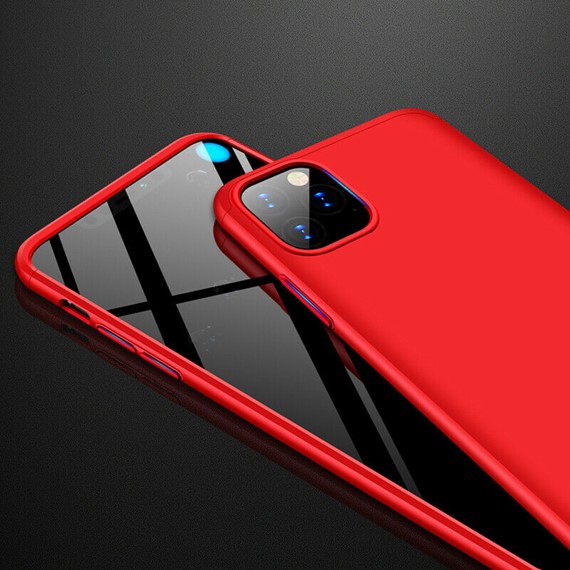 Microsonic Apple iPhone 11 Pro Max 6 5 Kılıf Double Dip 360 Protective Kırmızı 3