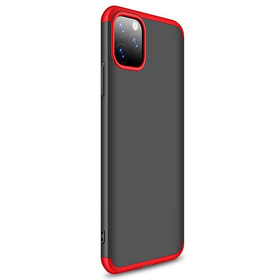 Microsonic Apple iPhone 11 Pro Max 6 5 Kılıf Double Dip 360 Protective Siyah Kırmızı 2