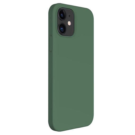 Microsonic Apple iPhone 12 Mini Kılıf Groovy Soft Koyu Yeşil 2