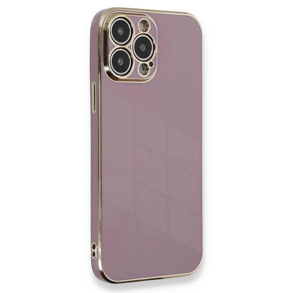 Microsonic Apple iPhone 13 Pro Max Kılıf Olive Plated Lila 1