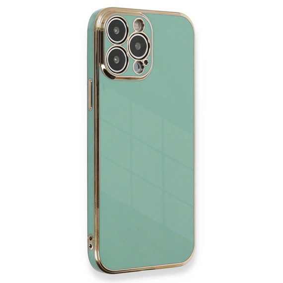 Microsonic Apple iPhone 13 Pro Max Kılıf Olive Plated Yeşil 1