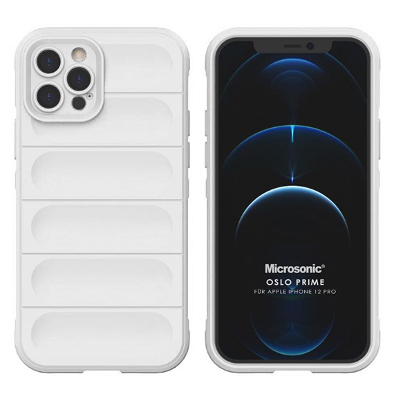 Microsonic Apple iPhone 12 Pro Kılıf Oslo Prime Beyaz 1