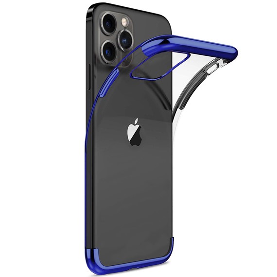 Microsonic Apple iPhone 12 Pro Kılıf Skyfall Transparent Clear Mavi 2