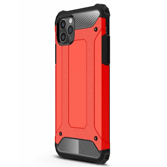 Microsonic Apple iPhone 12 Pro Max Kılıf Rugged Armor Kırmızı 2