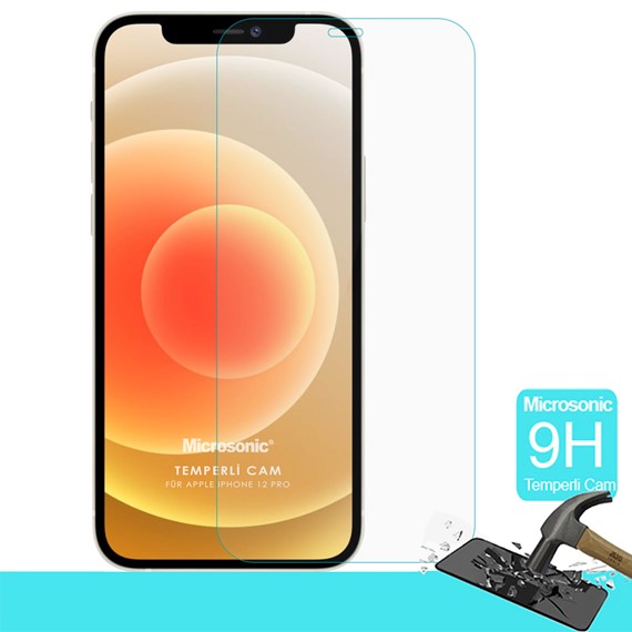 Microsonic Apple iPhone 12 Pro Tempered Glass Screen Protector 1