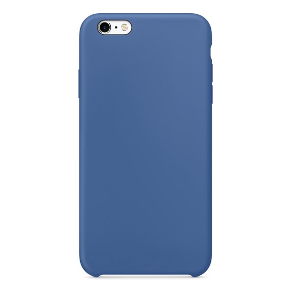 Microsonic Apple iPhone 6S Plus Kılıf Liquid Lansman Silikon Çini Mavisi 2