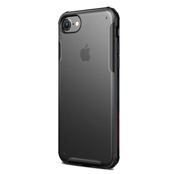Microsonic Apple iPhone 7 Kılıf Frosted Frame Siyah 2