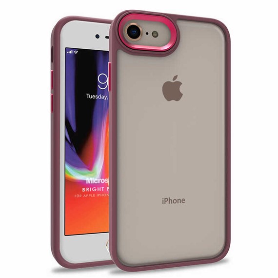 Microsonic Apple iPhone 7 Kılıf Bright Planet Kırmızı 1