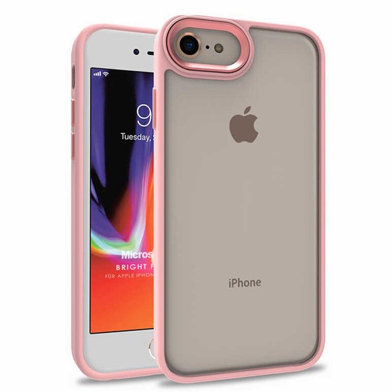 Microsonic Apple iPhone 8 Kılıf Bright Planet Rose Gold 1