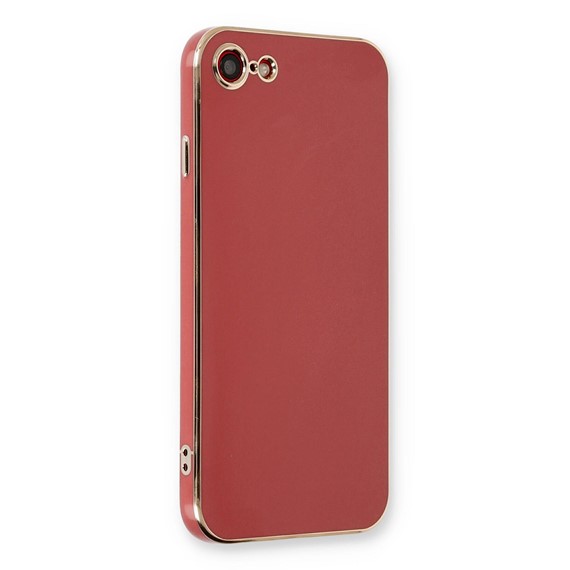 Microsonic Apple iPhone 8 Kılıf Olive Plated Kırmızı 1