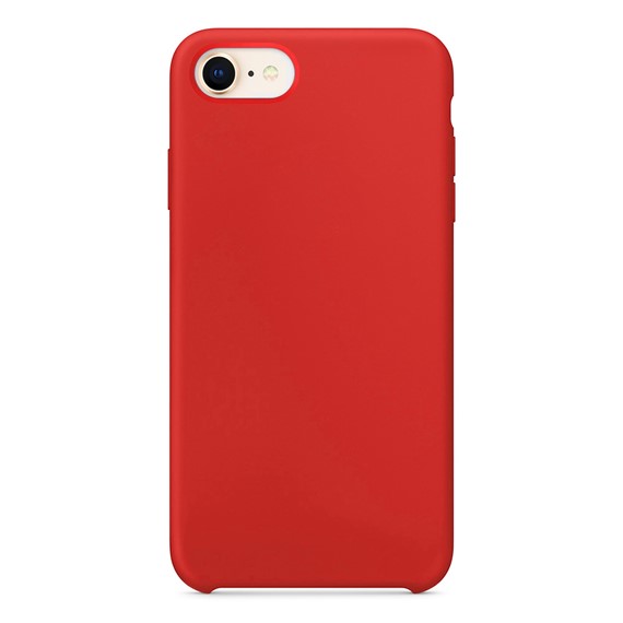 Microsonic Apple iPhone 7 Kılıf Liquid Lansman Silikon Kırmızı 2