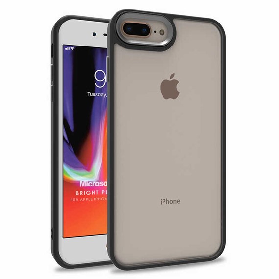 Microsonic Apple iPhone 8 Plus Kılıf Bright Planet Siyah 1