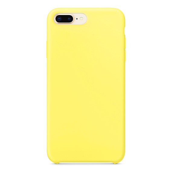 Microsonic Apple iPhone 7 Plus Kılıf Liquid Lansman Silikon Güneş Sarısı 2