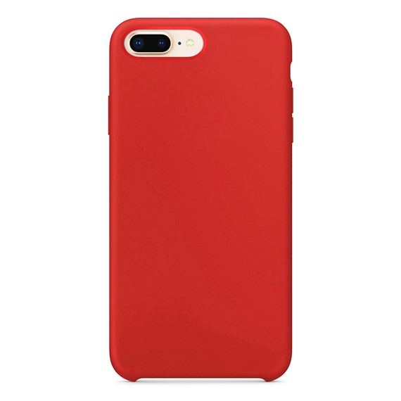 Microsonic Apple iPhone 7 Plus Kılıf Liquid Lansman Silikon Kırmızı 2