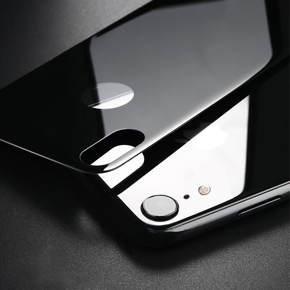 Microsonic Apple iPhone XR Arka Tam Kaplayan Temperli Cam Koruyucu Siyah 3