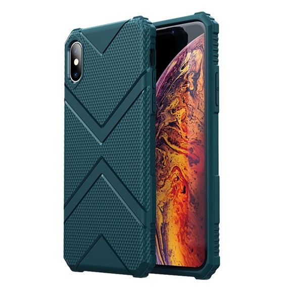 Microsonic Apple iPhone XS Max Kılıf Diamond Shield Yeşil 1
