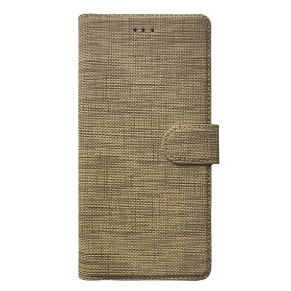 Microsonic Samsung Galaxy S21 Kılıf Fabric Book Wallet Gold 2