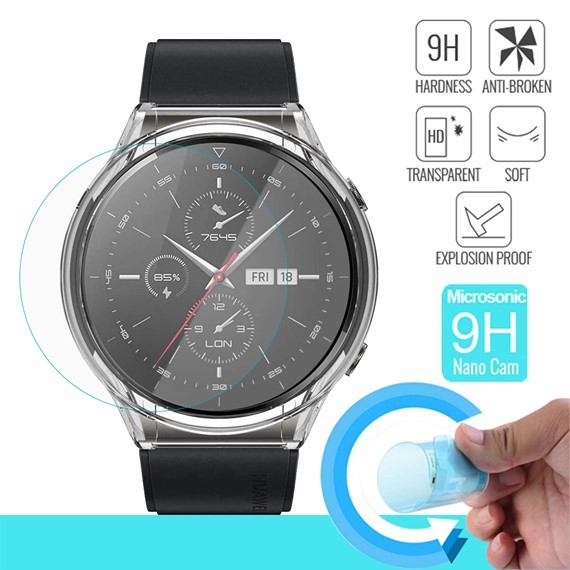 Microsonic Huawei Watch GT2 Pro Nano Glass Cam Ekran Koruyucu 1