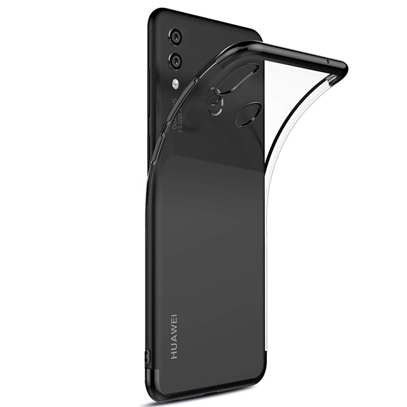Microsonic Huawei Honor 10 Lite Kılıf Skyfall Transparent Clear Siyah 2