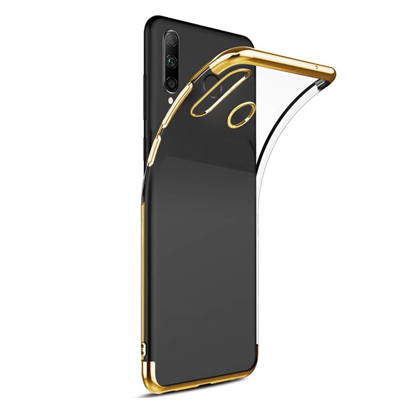 Microsonic Huawei Honor 9X Kılıf Skyfall Transparent Clear Gold 2