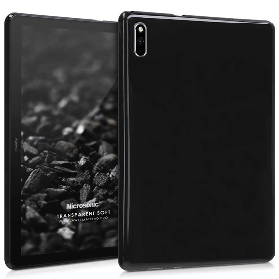 Microsonic Huawei MatePad Pro 10 8 Kılıf Transparent Soft Siyah 1