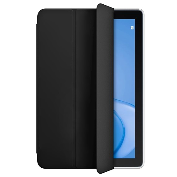 Microsonic Huawei MatePad T10S Kılıf Slim Translucent Back Smart Cover Siyah 2