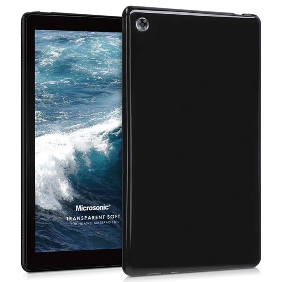 Microsonic Huawei MatePad T10s Kılıf Transparent Soft Siyah 1