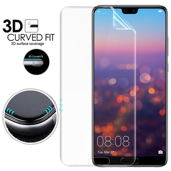 Microsonic Huawei P20 Pro Ön Arka Kavisler Dahil Tam Ekran Kaplayıcı Film 2