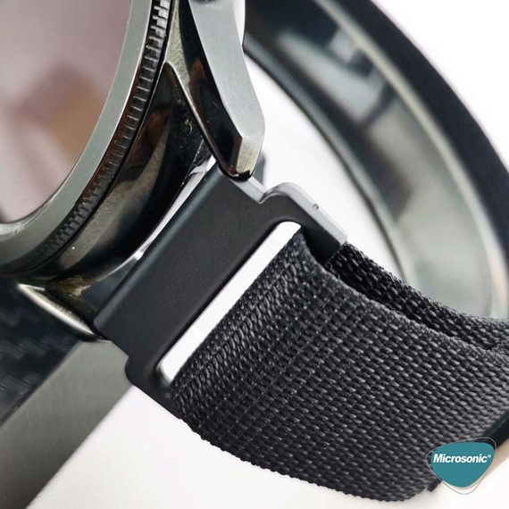 Microsonic Samsung Galaxy Watch 3 45mm Kordon Alpine Loop Siyah 3