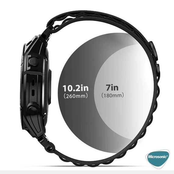 Microsonic Samsung Galaxy Watch 42mm Kordon Alpine Loop Yeşil 6