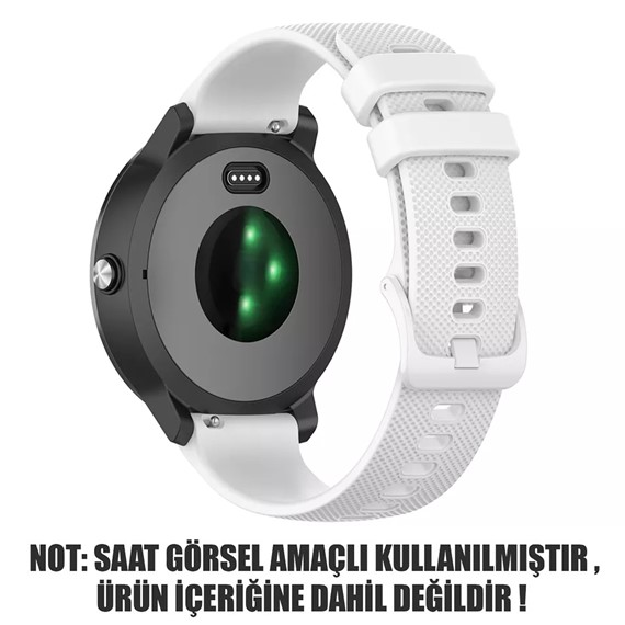 Microsonic Huawei Watch GT4 41mm Kordon Silicone Sport Band Beyaz 2