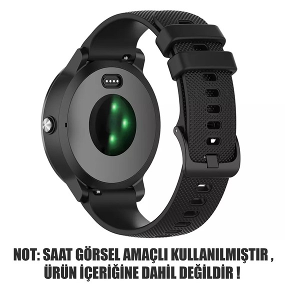 Microsonic Huawei Watch GT4 41mm Kordon Silicone Sport Band Siyah 2