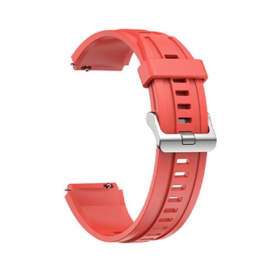 Microsonic Huawei Watch Ultimate Kordon Silicone Sport Band Kırmızı 2