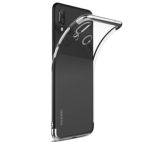Microsonic Huawei Y6 2019 Kılıf Skyfall Transparent Clear Gümüş 2