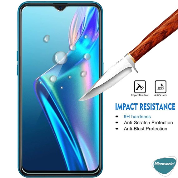 Microsonic Oppo AX7 Tempered Glass Screen Protector 4