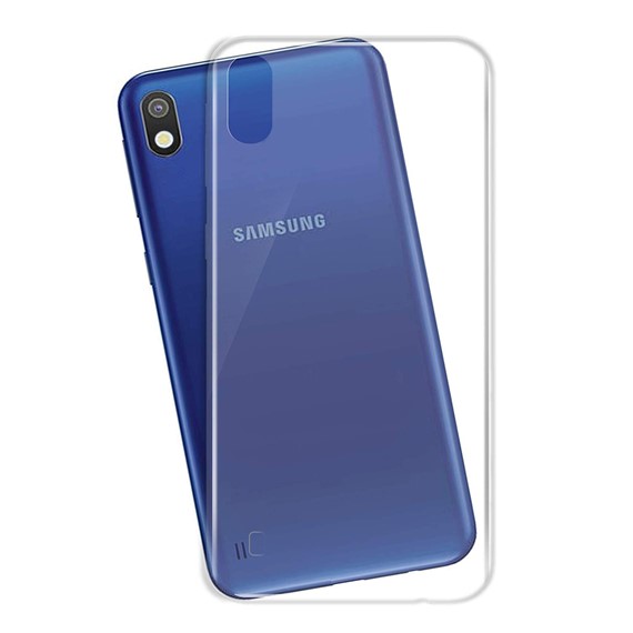 Microsonic Samsung Galaxy A10 Kılıf Transparent Soft Beyaz 3
