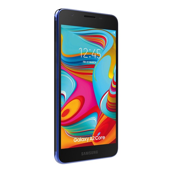 Microsonic Samsung Galaxy A2 Core Kılıf Skyfall Transparent Clear Mavi 2