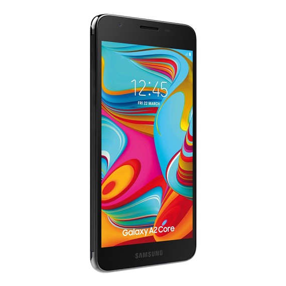 Microsonic Samsung Galaxy A2 Core Kılıf Skyfall Transparent Clear Siyah 2