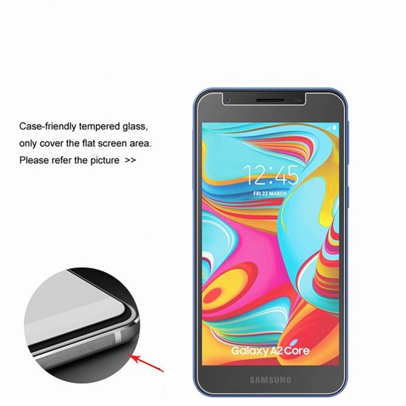 Microsonic Samsung Galaxy A2 Core Temperli Cam Ekran koruyucu 5