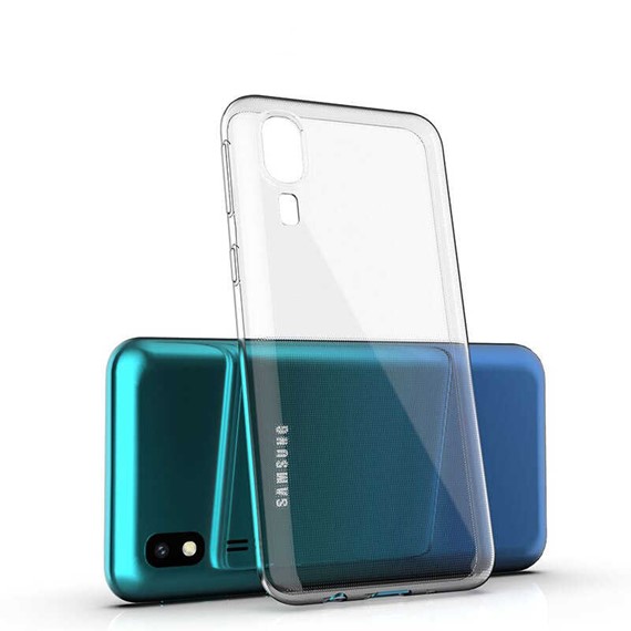 Microsonic Samsung Galaxy A2 Core Kılıf Transparent Soft Beyaz 3
