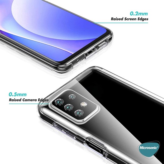 Microsonic Samsung Galaxy A32 4G Kılıf 6 Tarafı Tam Full Koruma 360 Clear Soft Şeffaf 7
