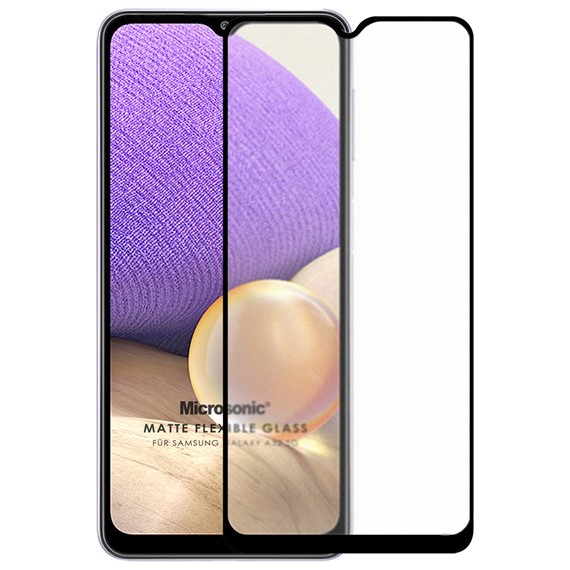 Microsonic Samsung Galaxy A32 5G Seramik Matte Flexible Ekran Koruyucu Siyah 2