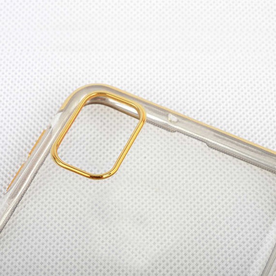 Microsonic Samsung Galaxy A71 Kılıf Skyfall Transparent Clear Rose Gold 5
