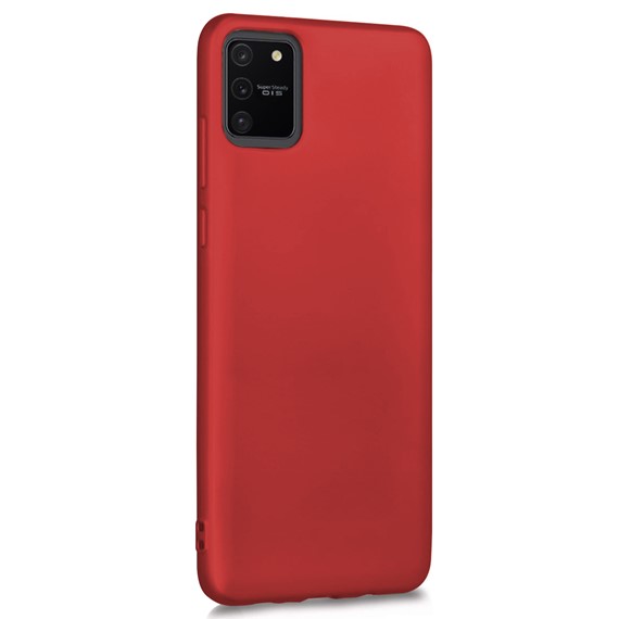 Microsonic Matte Silicone Samsung Galaxy A91 S10 Lite Kılıf Kırmızı 2