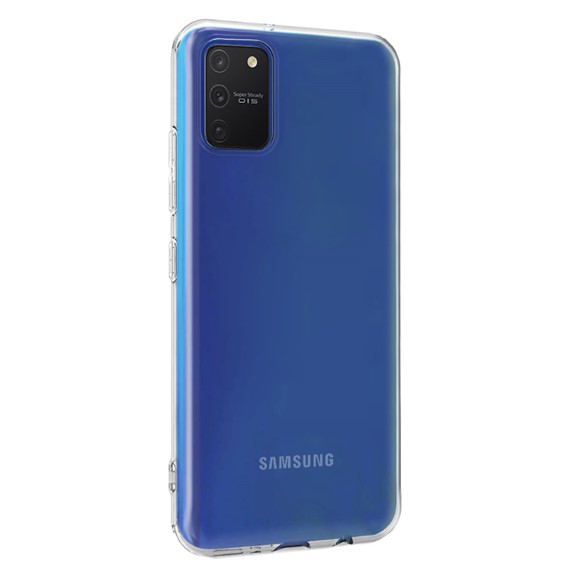 Microsonic Samsung Galaxy A91 Kılıf Transparent Soft Beyaz 2