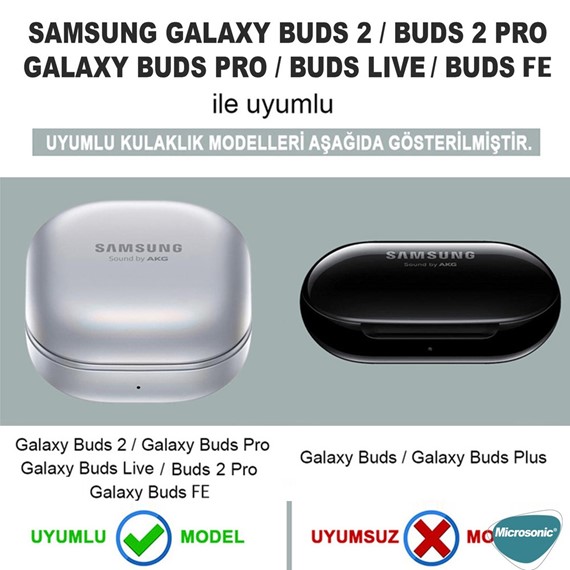 Microsonic Samsung Galaxy Buds FE Kılıf Cartoon Figürlü Silikon Crtn-Fgr-Pti-Gmby-Syh 3