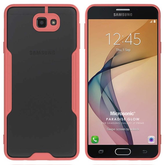 Microsonic Samsung Galaxy J7 Prime 2 Kılıf Paradise Glow Pembe 1
