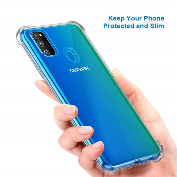 Microsonic Shock Absorbing Kılıf Samsung Galaxy M30s Şeffaf 5